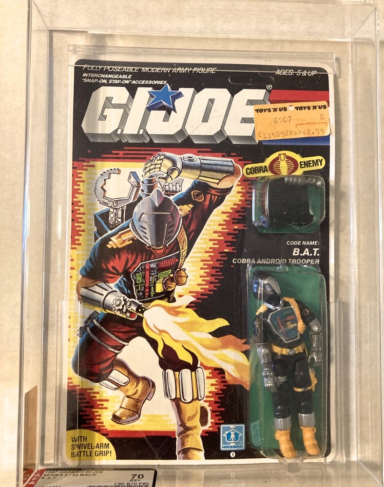GI Joe Cobra BAT / B.A.T. 1986 AFA C80 B70 F80
