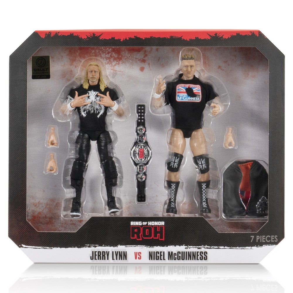 Nigel McGuinness & Jerry Lynn (1 of 4000) 2-Pack – Ring Honor Vault Exclusive