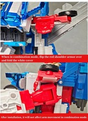 ABS Casting Neck Filler Upgrade Kit For HasLab Omega Primen Ultra Magnus