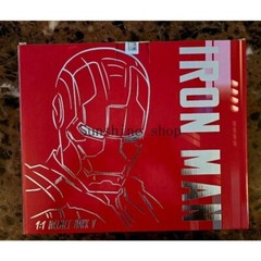 Autoking Iron Man Gold MK5 Helmet Electronic Voice Activated Open&Close Mask New