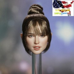 1/6 Female Head Brown Hair Ana For 12″ figure phicen worlbox SDH048 C ❶USA❶