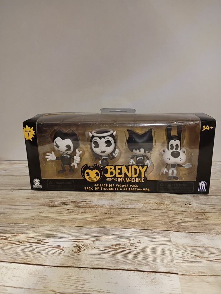 Bendy And The Ink Machine 4-Collectible Figure Pack Series 1 2017 #LP7
