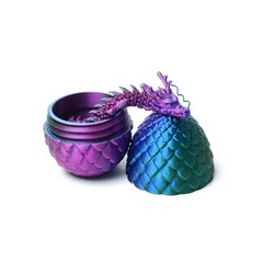 3D Printed Dragon Egg Model,Articulated Animals Figure,Fidget Toys Home Decor