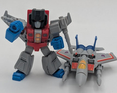 Blokees Transformers Defender Version 2 Starscream w/ Vehicle Mode Model Kit!