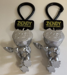 Bendy And The Dark Revival Backpack Clip Key Chain & Figure Lot of 6 Gift