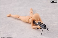 K-Toys KT02 1/12 Comics Buxom Girl Flexible Action Figure Body