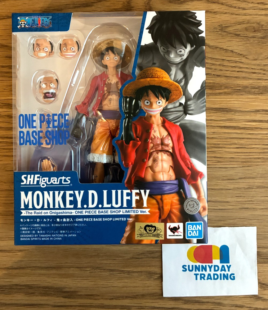 S.H.Figuarts Luffy Attack on Onigashima ONE PIECE BASE SHOP LIMITED Ver. Japan
