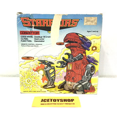 1984 VINTAGE TOMY STARRIORS COSMITTOR DEADEYE & CRICKET – 99% COMPLETE WORKS!!