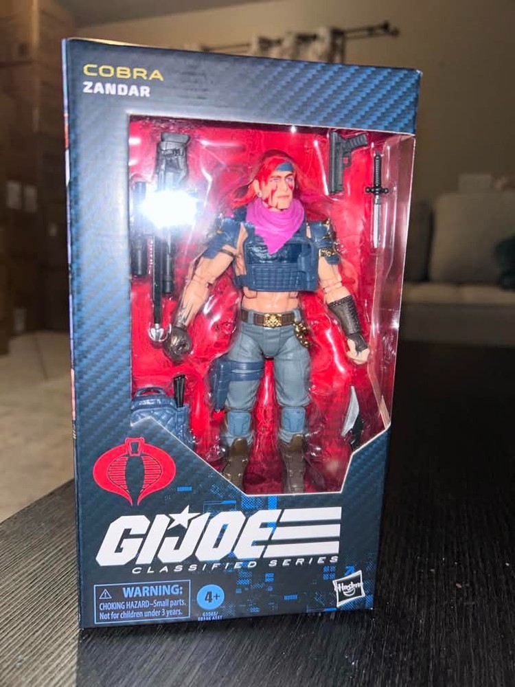 GI Joe Classified Series Cobra Zandar #146 Action Figure NEW Sealed Hasbro