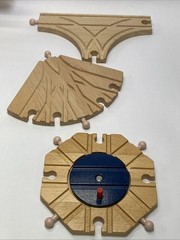 Huge Wooden Train Track Lot Approx. 101 Pieces Melissa & Doug Thomas And Brio
