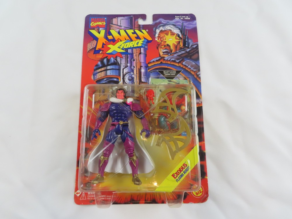 EXODUS X Men X Force Action Figure Plasma Blast Marvel Comics Toy Biz 1995 NEW