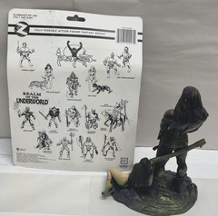 Realm of the Underworld Frazetta DEATH DEALER Zoloworld Figure & Conan Statue