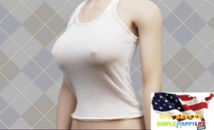 1/6 women white tank top vest classic for 12″ female figure phicen kumik ❶USA❶