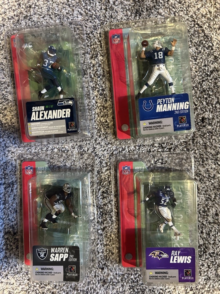 McFarlane 3″ Mini Set All Time Players – Manning – Sapp – Lewis – Alexander