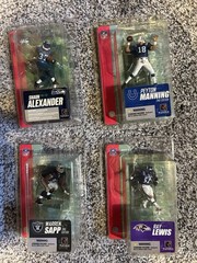 McFarlane 3″ Mini Set All Time Players – Manning – Sapp – Lewis – Alexander