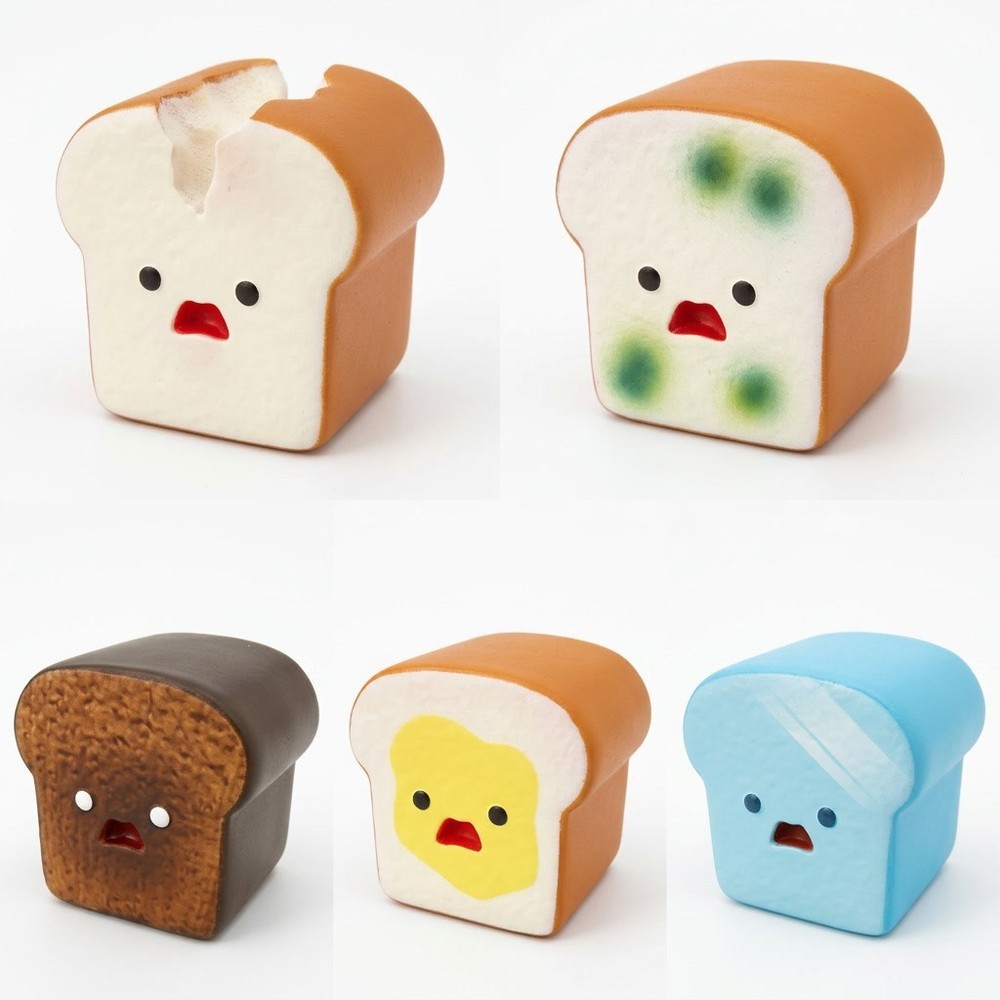 Qualia Gashapon Sofubi Loaf Bread Figure 1 Random Japanese Blind Box Capsule Toy