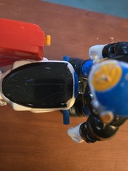 Galoob Plastic Action Figure w/ Motorcycle Vehicle, Multicolor