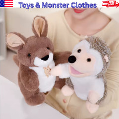 Animal Hand Puppet Plush Toy Soft Stuffed Doll Kids Gift Husky Fox Bear