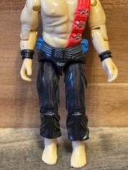 Vintage 1980s 3.75” Martial Arts Action Figure Bare Chest Red Sash Hong Kong