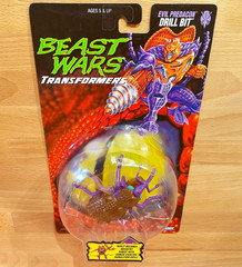 Beast Wars Transformers Drill Bit Predacon Kenner 1996 Action Figure NEW SEALED