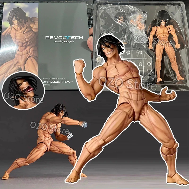 Kaiyodo Revoltech Amazing Yamaguchi Attack on Titan Eren Jaege