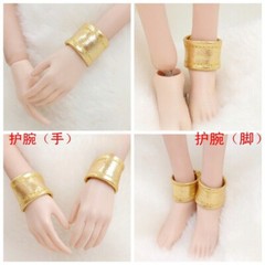 1Pair Action Figure Collectibles 1:6 Scale Hands Foot PU Bracers 12″ Female Body