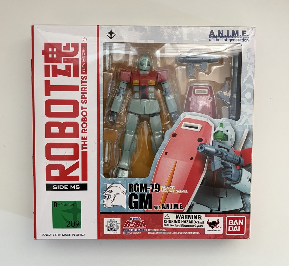 BANDAI Robot Spirits Gundam [SIDE MS] RGM-79 GM ver. A.N.I.M.E. Complete