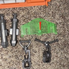Teenage Mutant Ninja Turtles TMNT Fire Escape Free Fall Parts Still Straped Down