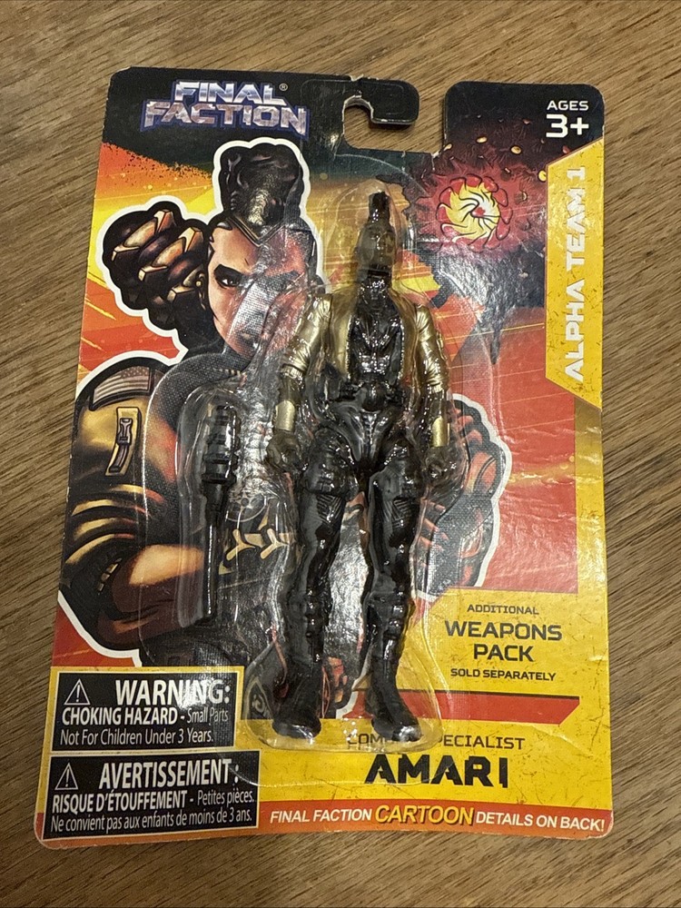 Final Faction Alpha Team 1 Combat Specialist Amari Soldier Cartoon TV Series 2