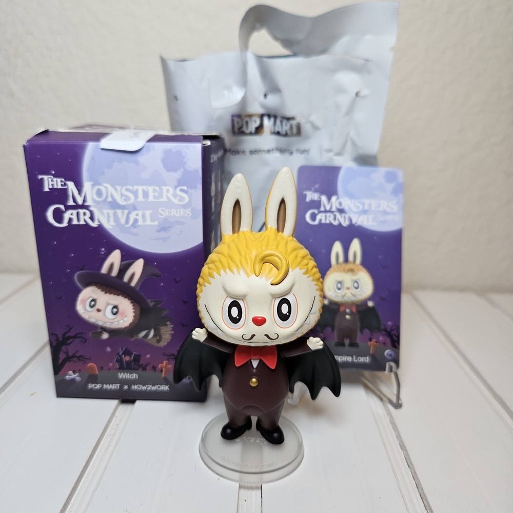 HOW2WORK AUTHENTIC The Monsters Carnival Labubu Vampire Lord Figure