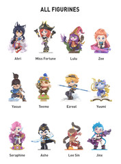 POP MART League Of Legends Classic Character Series Figures Single Blind Box