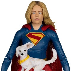 Supergirl and Baby Krypto DC Multiverse Deluxe Theatrical Edition Figure