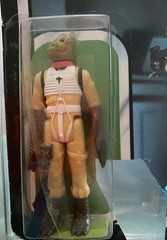 VINTAGE KENNER STAR WARS 1980 BOUNTY HUNTER BOSSK MOC TESB 48 BACK CUT CARD
