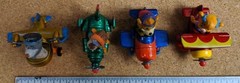Vintage DISNEY TAIL SPIN BEARS McDonalds Die Cast Metal Planes Complete Set Of 4