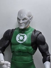 3d Print GREEN LIGHT HERO SAAREK HEAD 7″ Diamond Select DC Multiverse