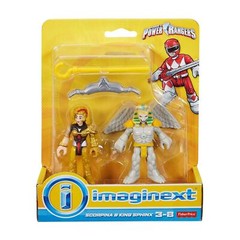 Imaginext Mighty Morphin Power Rangers King Sphinx & Scorpina Figures
