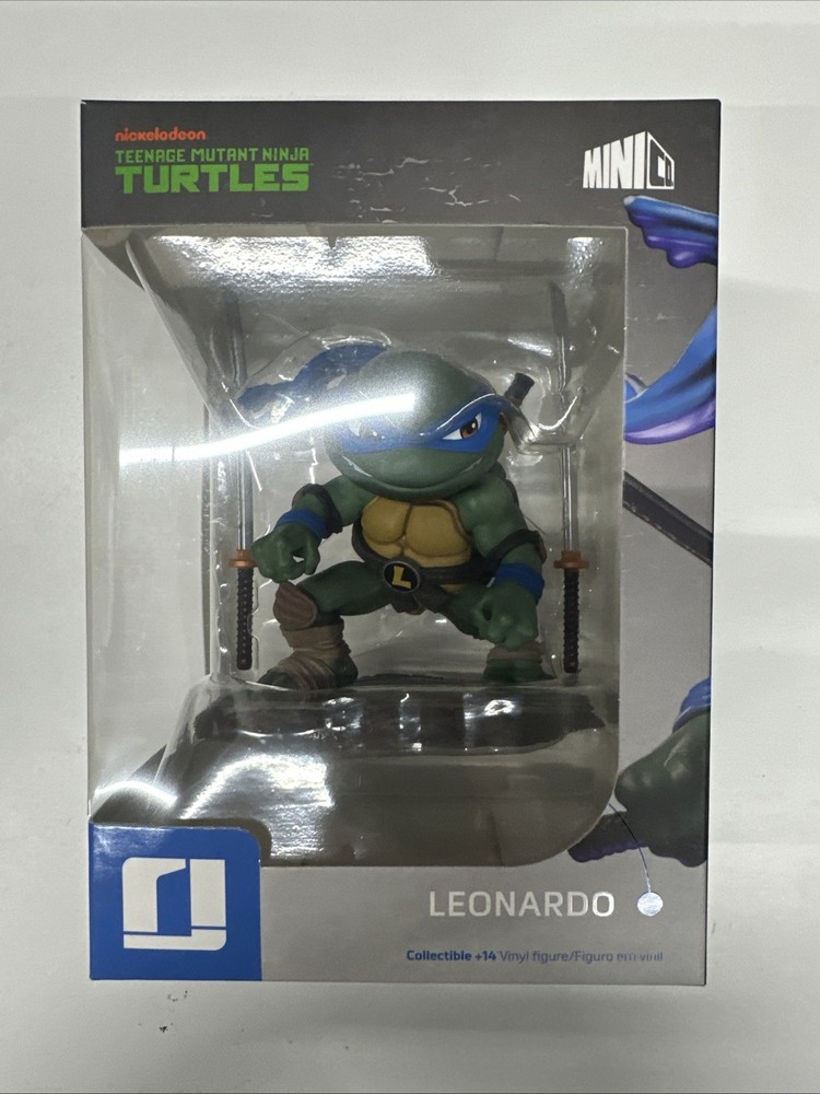 Iron Studios Teenage Mutant Ninja Turtles MiniCo Leonardo Figure NIB