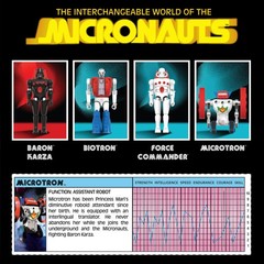 Micronauts ReAction+ Force Commander Action Figure
