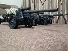 3D Printed 1:16 WWII Sfh18 150mm Heavy Howitzer Model Military Collectible Toy