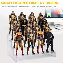 NEW Display Stand BASE Riser For 6” Gi joe Marvel Legends MOTU DC Figure GIFT C