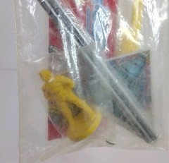 1988 Toybiz Captain Power Pencil Case Set Pencils Ruler Eraser