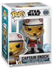 Funko POP! Star Wars Ahsoka #690 Captain Enoch (Metallic) – New, Mint Condition