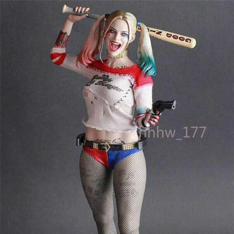 Suicide Squad Harley Quinn 1/6 Scale Real Clothes Figure PVC Model Toy Gift New