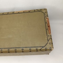 Vintage 1966 Hasbro G.I. Joe Cardboard Foot Locker Name Rank Serial Number Field