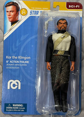 NEW! MEGO Vintage Style STAR TREK TOS KOR THE KLINGON 8″ ACTION FIGURE