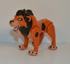 RARE 1994 Scar 4″ McDonald’s EUROPE Action Figure Disney Lion King