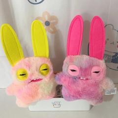 Ugly Monster Plush Toy Human Teeth Stuffed Animal Halloween Decoration Doll