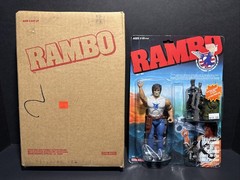 RAMBO: The Force of Freedom Fire-Power Rambo Figure 1985/86 Coleco W/ Shipper!