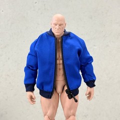 SU-NT3-ZDJK-BLU: 1/12 XL Blue Zipper Jacket for Nota NT-03/03S, Muff Adam Body