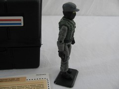 Hasbro Gi Joe Rapid Deployment Force Shockwave & Fast Draw w/ Weapons & Case VG